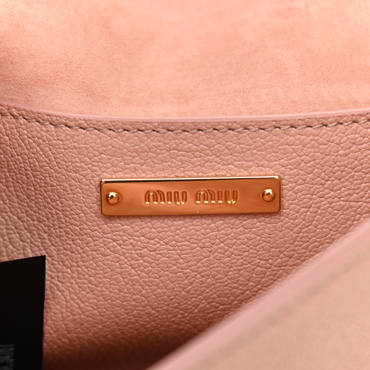 Miu Miu Shearling Goatskin Shoulder Bag 6 of 10
