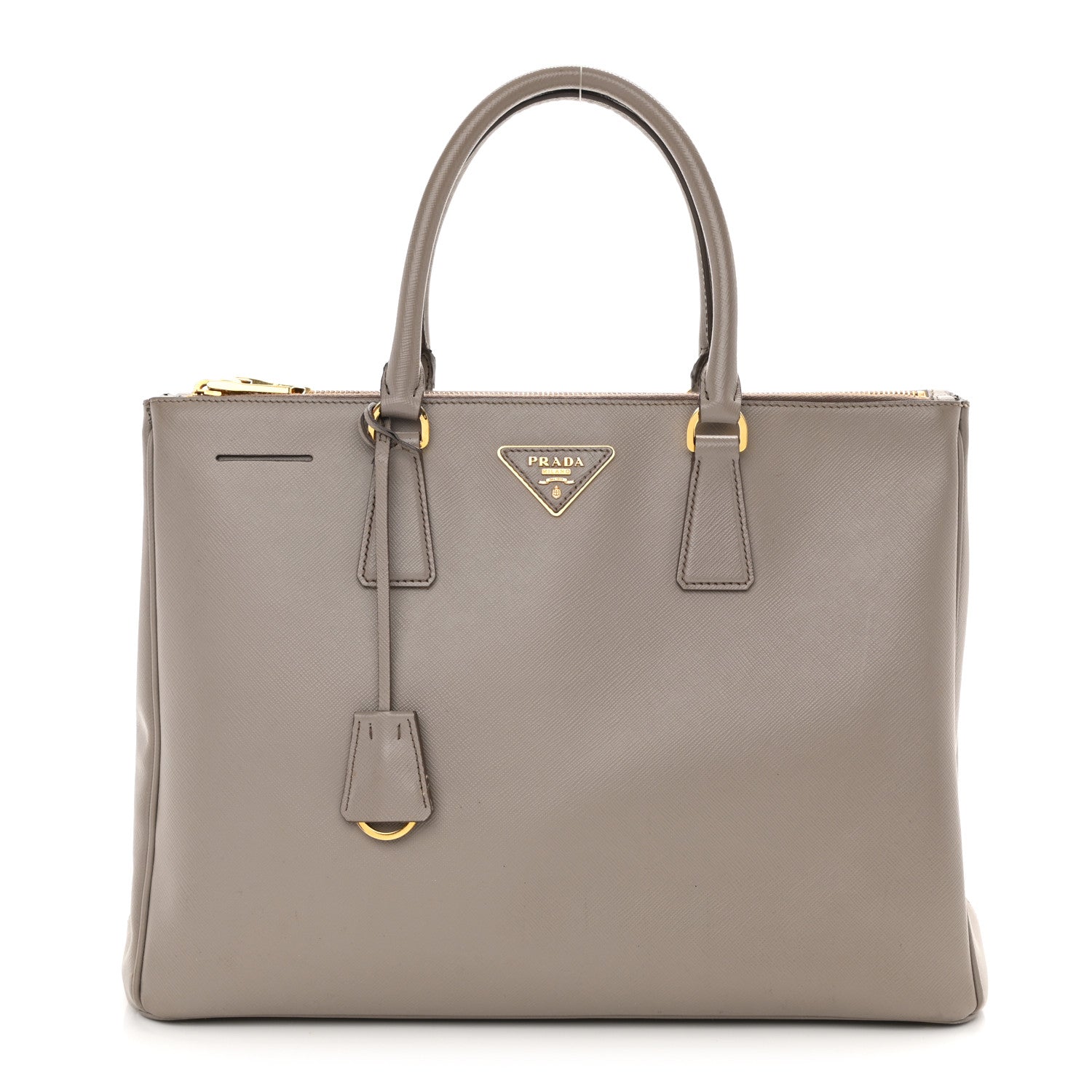 Prada Saffiano Large Galleria Double Zip Tote Argilla 1 of 18