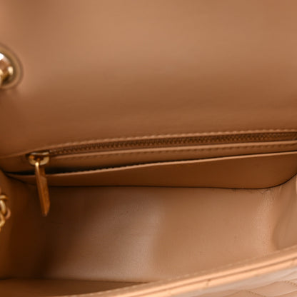 Chanel Lambskin Quilted Mini Pearl Crush Flap Beige 5 of 9