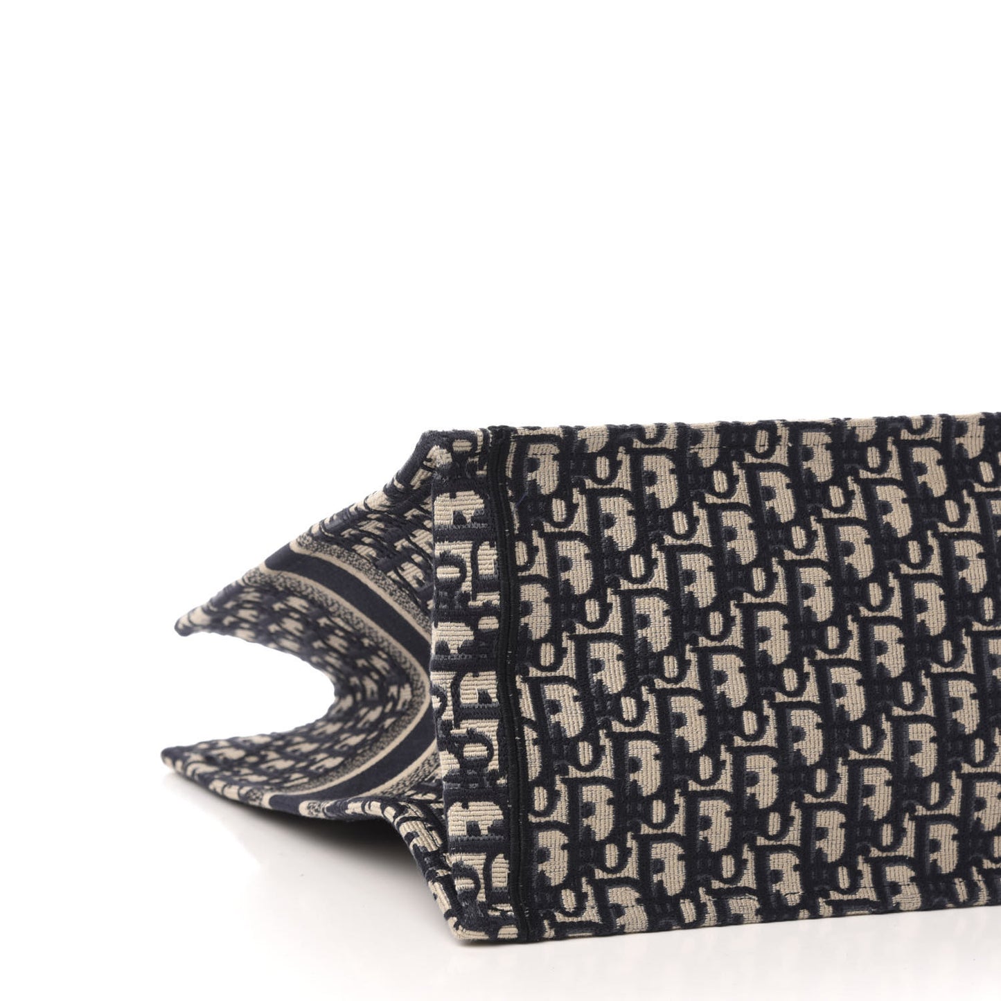 Oblique Book Tote Blue Multicolor