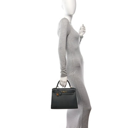 Hermes Epsom Kelly Sellier 28 Black 2 of 11