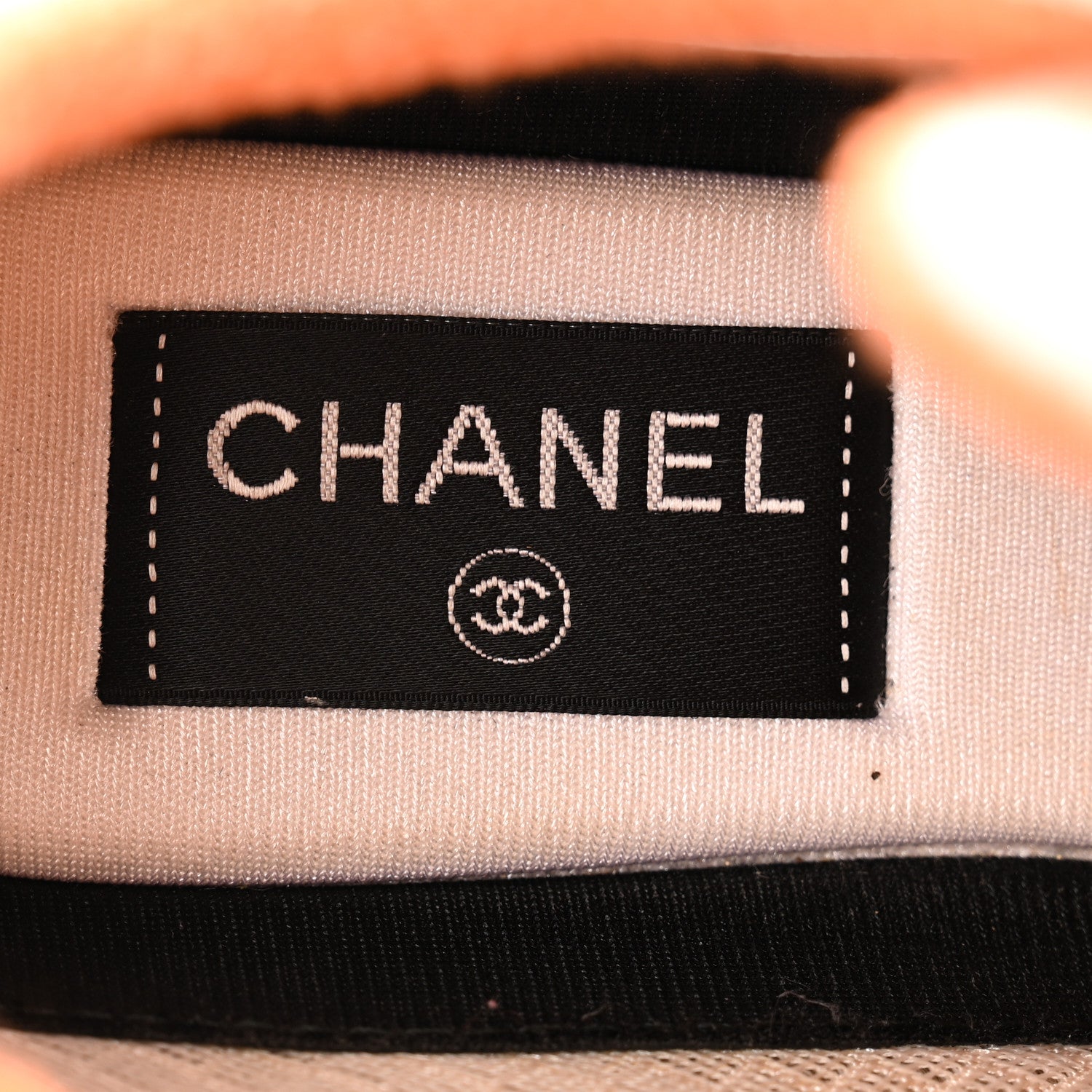 Chanel Wool Suede Calfskin CC Sneakers 40 Multicolor 6 of 12