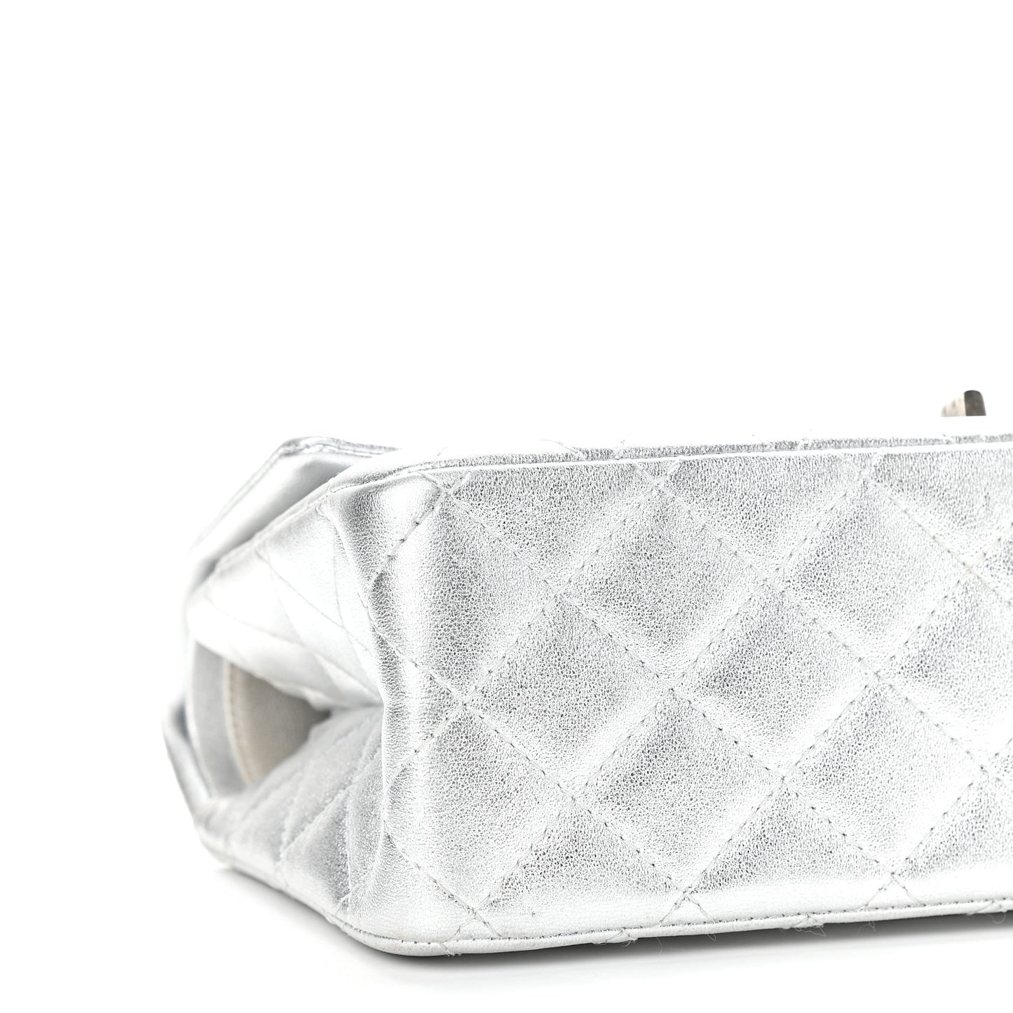 Metallic Lambskin Quilted 2.55 Reissue 226 Flap Silver