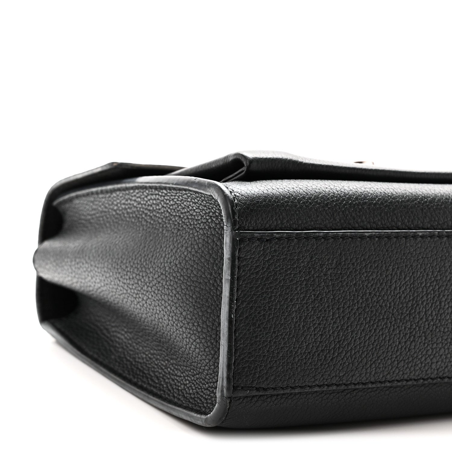 Louis Vuitton Soft Calfskin Mylockme Chain Bag BB  Black 8 of 9