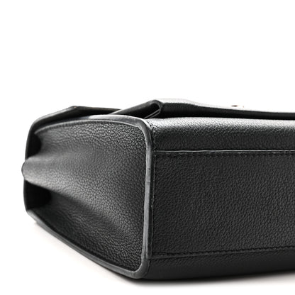 Louis Vuitton Soft Calfskin Mylockme Chain Bag BB  Black 8 of 9