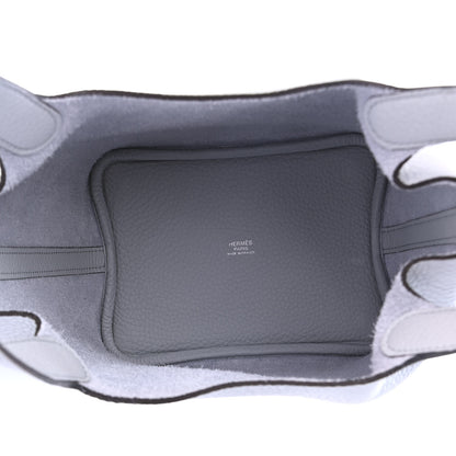 Hermes Taurillon Clemence Picotin Lock 18 PM Bleu Pale 4 of 4