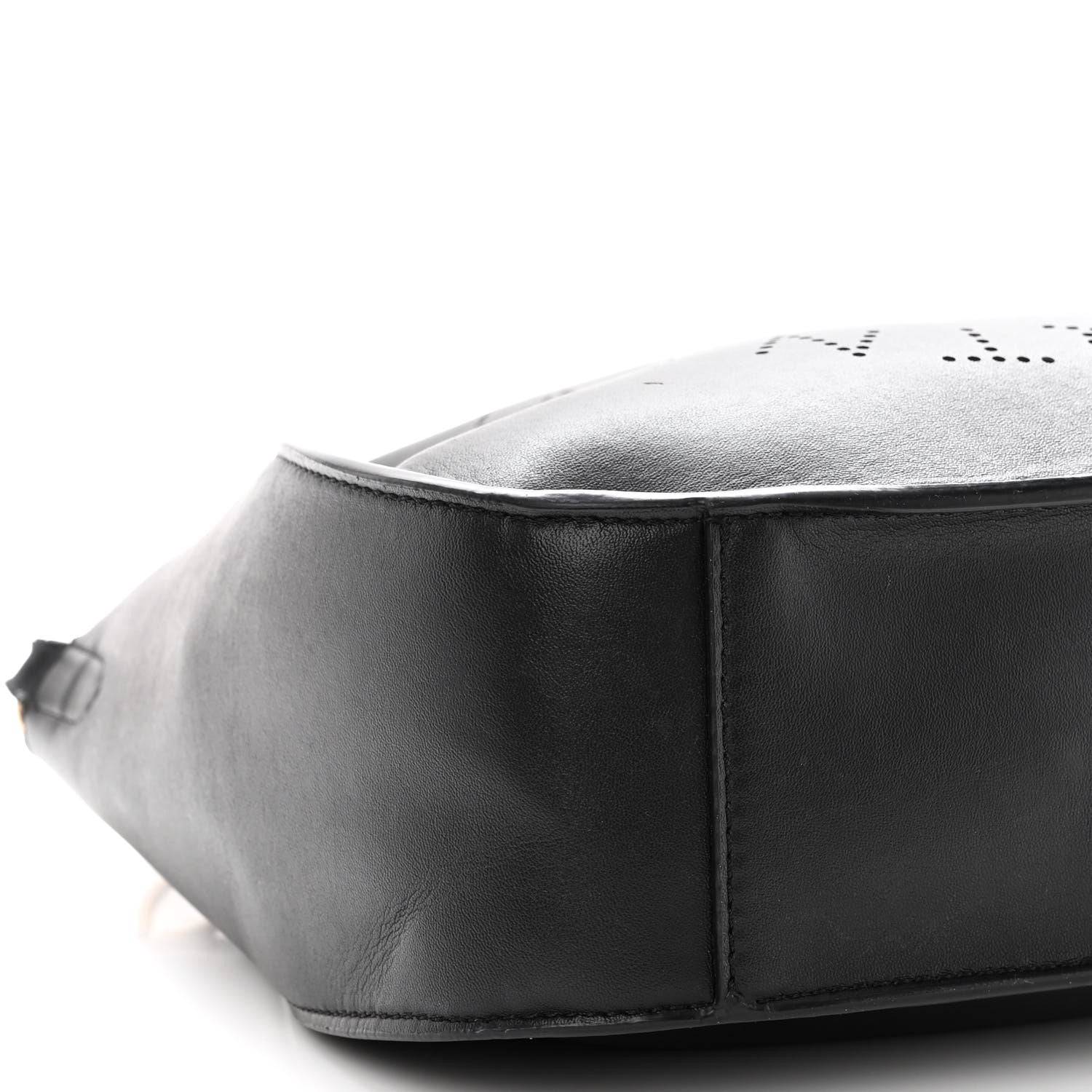 Stella McCartney Eco Alter Nappa Perforated Logo Mini Crossbody Black 8 of 18