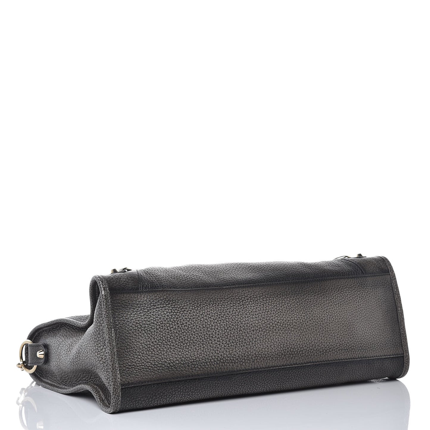 Grained Calfskin Classic Gold Hardware City Ombre Grey Gradient