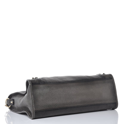 Balenciaga Grained Calfskin Classic Gold Hardware City Ombre Grey Gradient 4 of 10