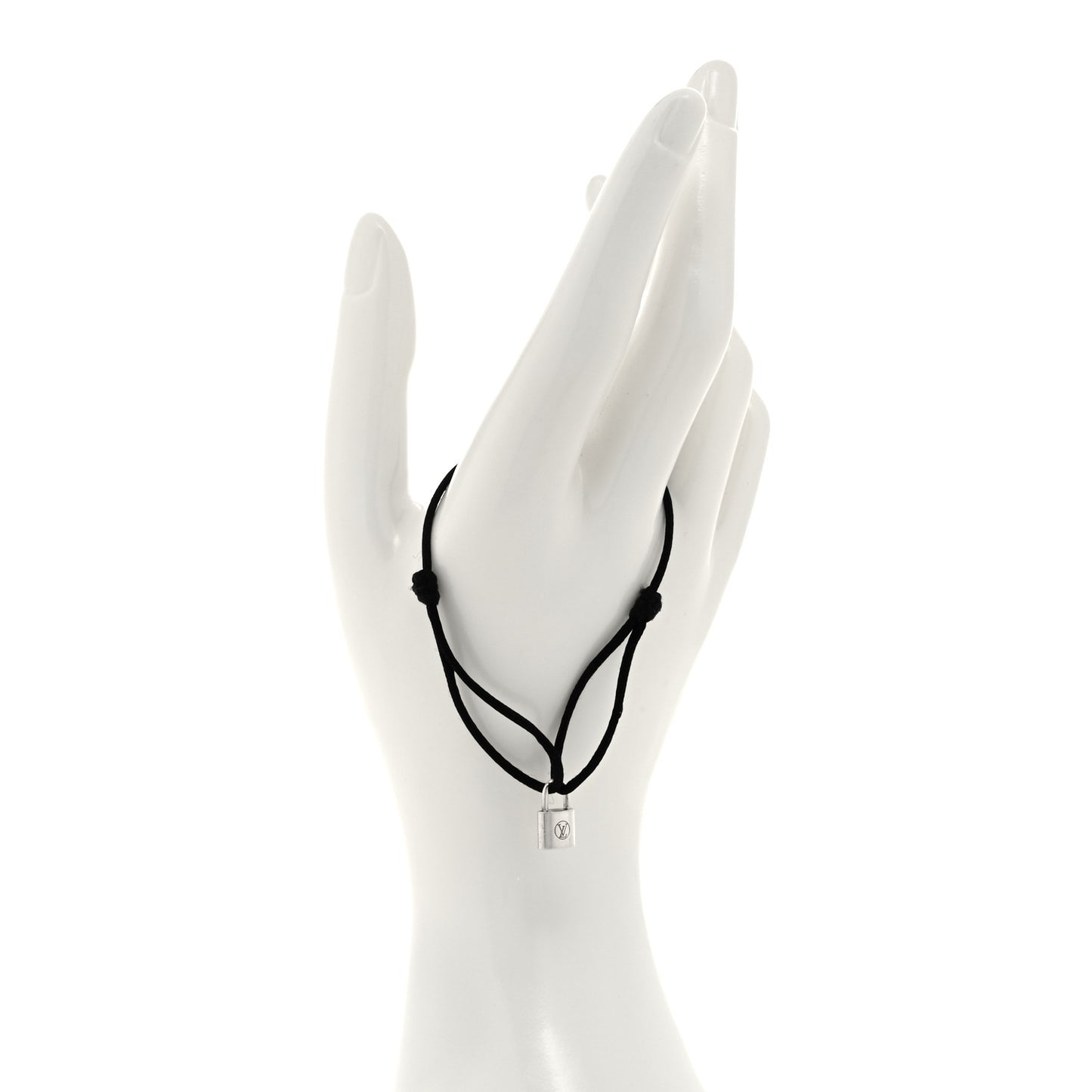 X UNICEF Sterling Silver Lockit Bracelet Black