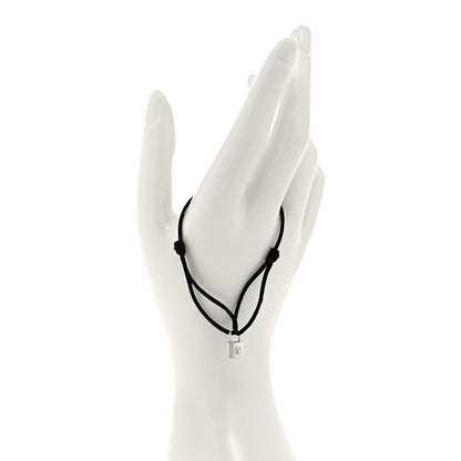 Louis Vuitton X UNICEF Sterling Silver Lockit Bracelet Black 2 of 4