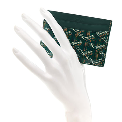 Goyard Goyardine Saint Sulpice Card Holder Green 2 of 7