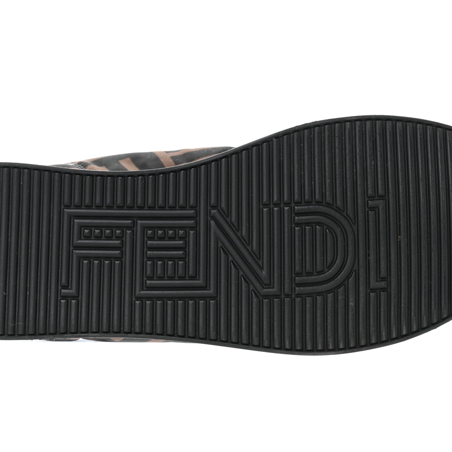 Nylon FF Reloaded High Top Sneakers 38.5 Tobacco Black