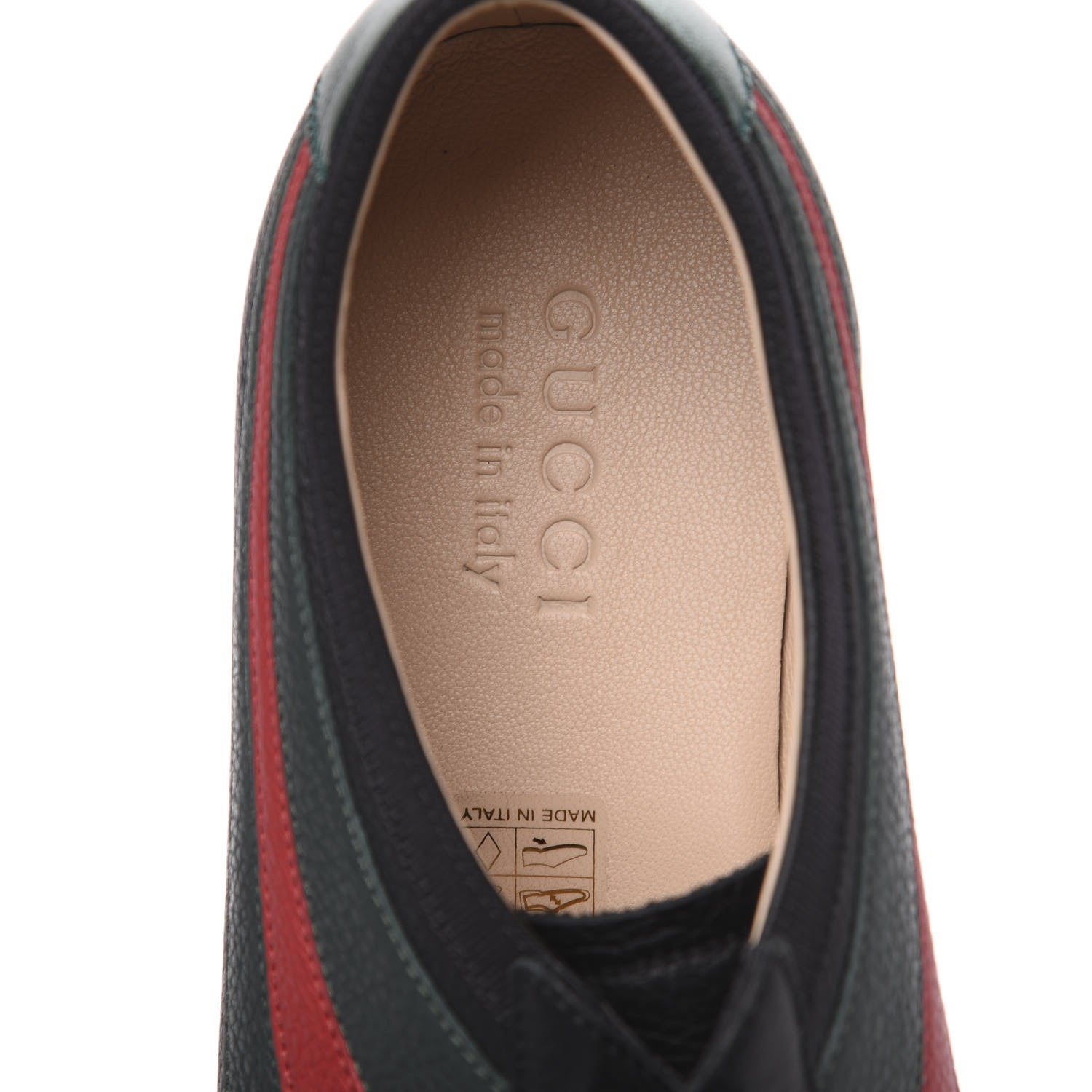 Gucci Calfskin Mens Falacer Sneakers 7 Black 6 of 9