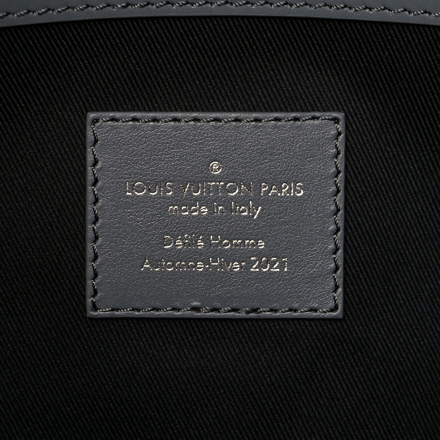 Louis Vuitton Wool Cotton Monogram Jacquard Embroidered LV Felt Keepall Bandouliere 50 Gris 5 of 9
