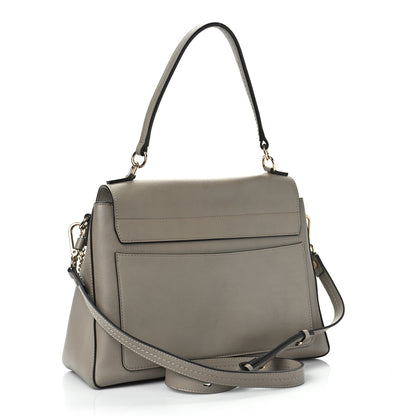 Chloe Calfskin Medium Faye Day Shoulder Bag Motty Grey 3 of 10