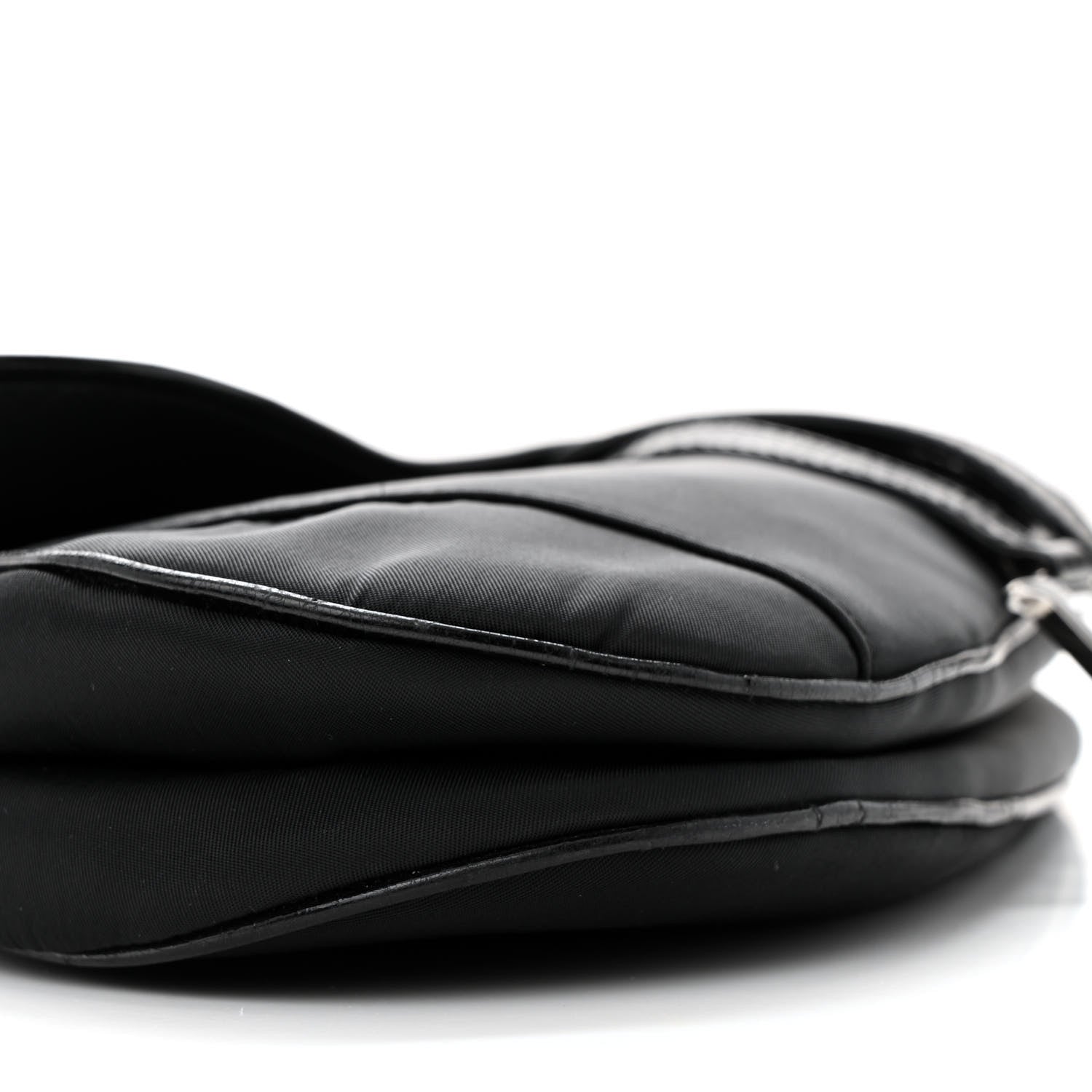 Christian Dior Nylon Saddle Bag Black 9 of 15