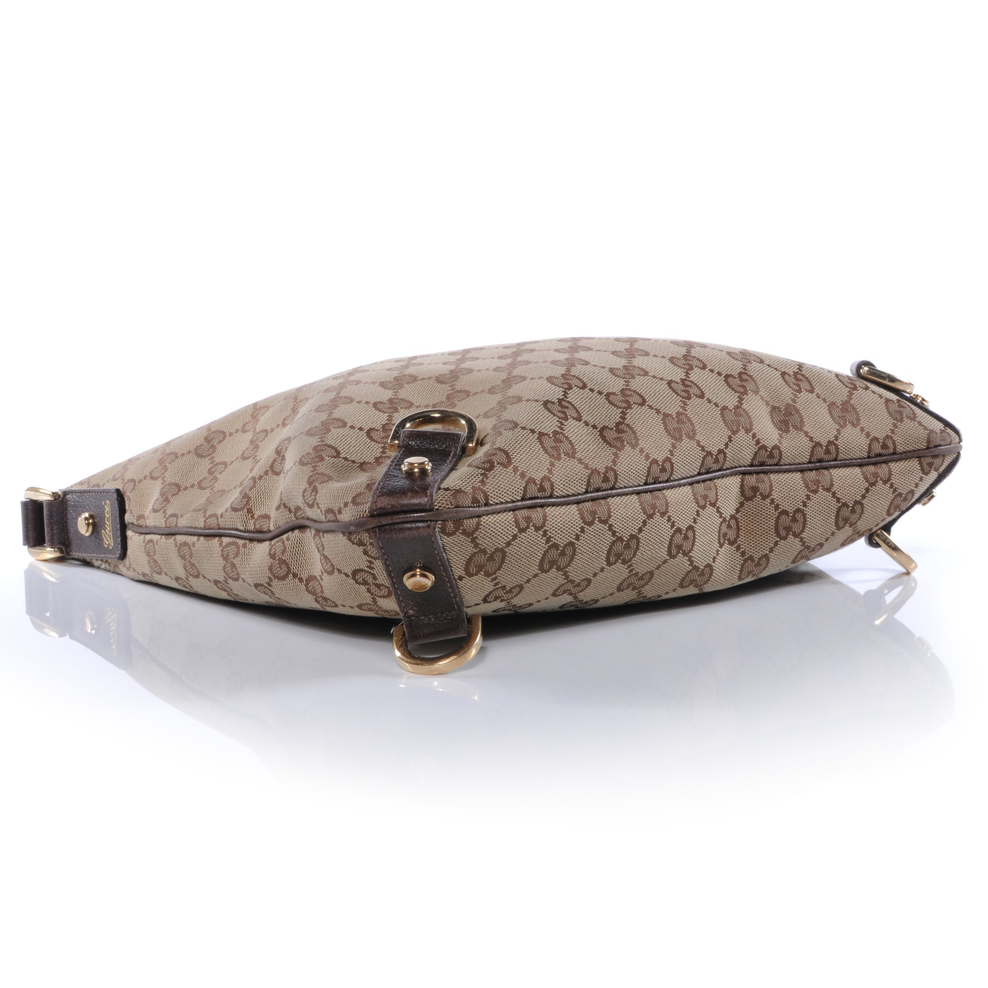 Gucci Monogram Abbey Messenger Bag Dark Brown 4 of 10