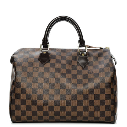 Louis Vuitton Damier Ebene Speedy 30 1 of 8