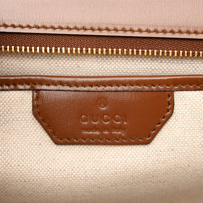 Gucci Boarded Dyana Lux Calfskin Web Medium Bamboo 1947 Top Handle Bag Brown 6 of 11