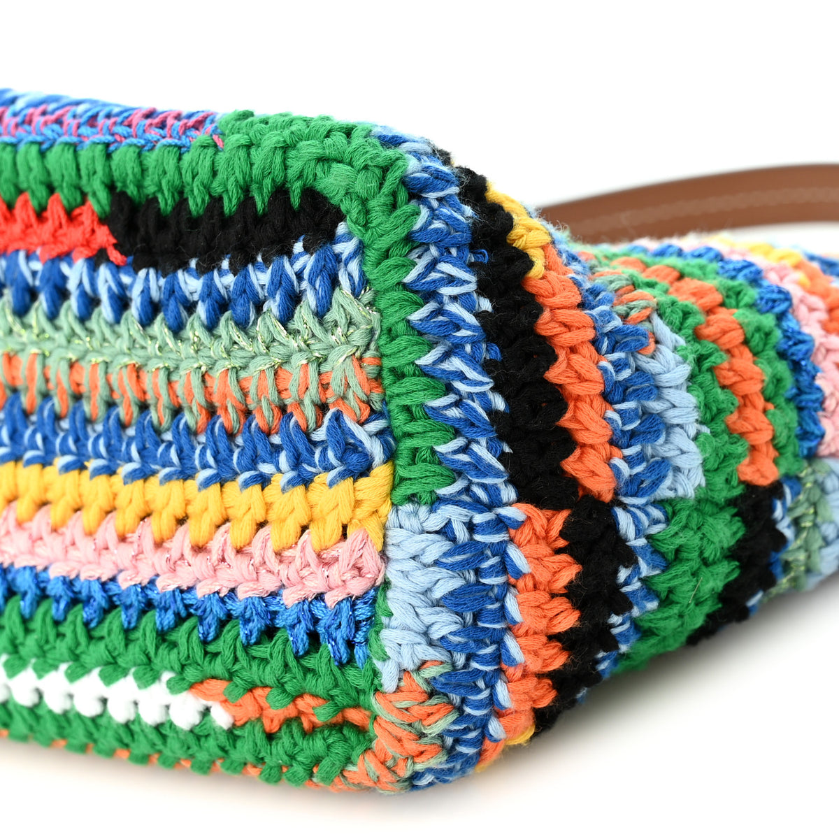 Miu Miu Fabric Crochet Pouch Multicolor 9 of 9
