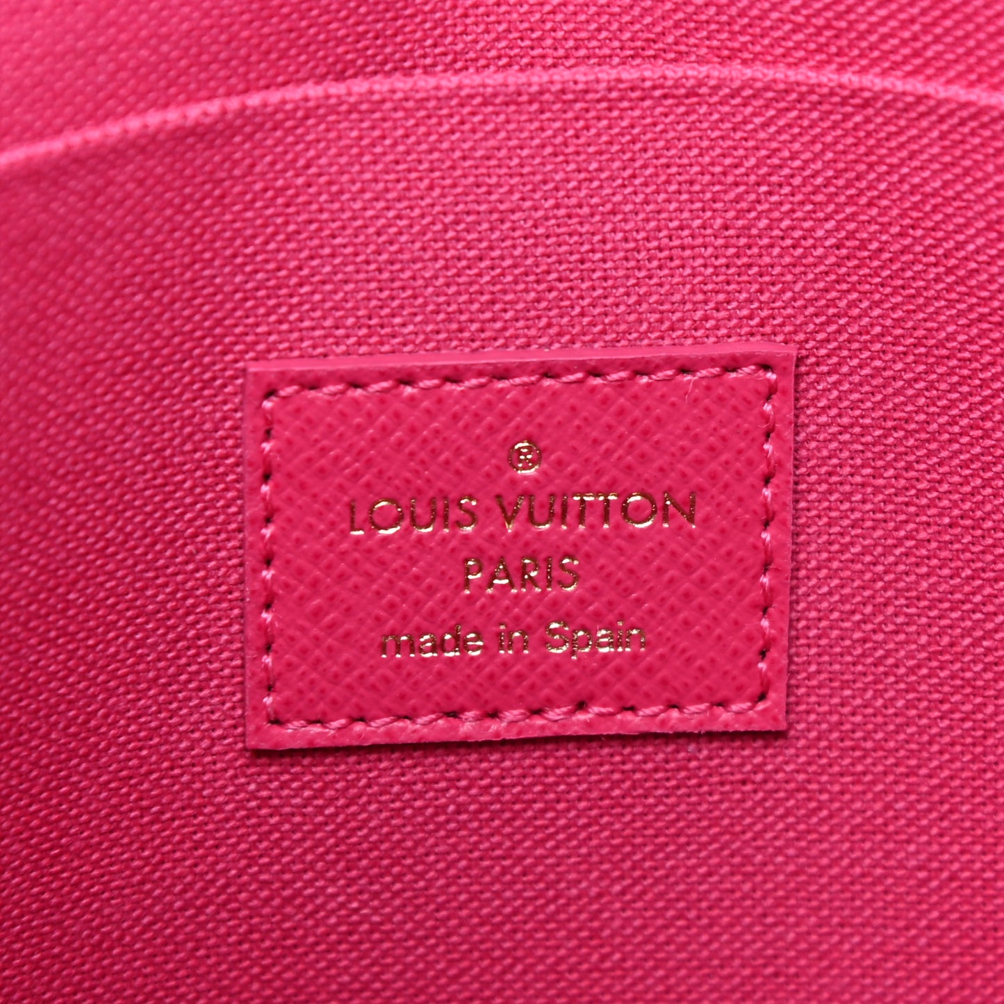 Monogram 2021 Christmas Animation Hollywood Pochette Felicie Chain Wallet Fuchsia