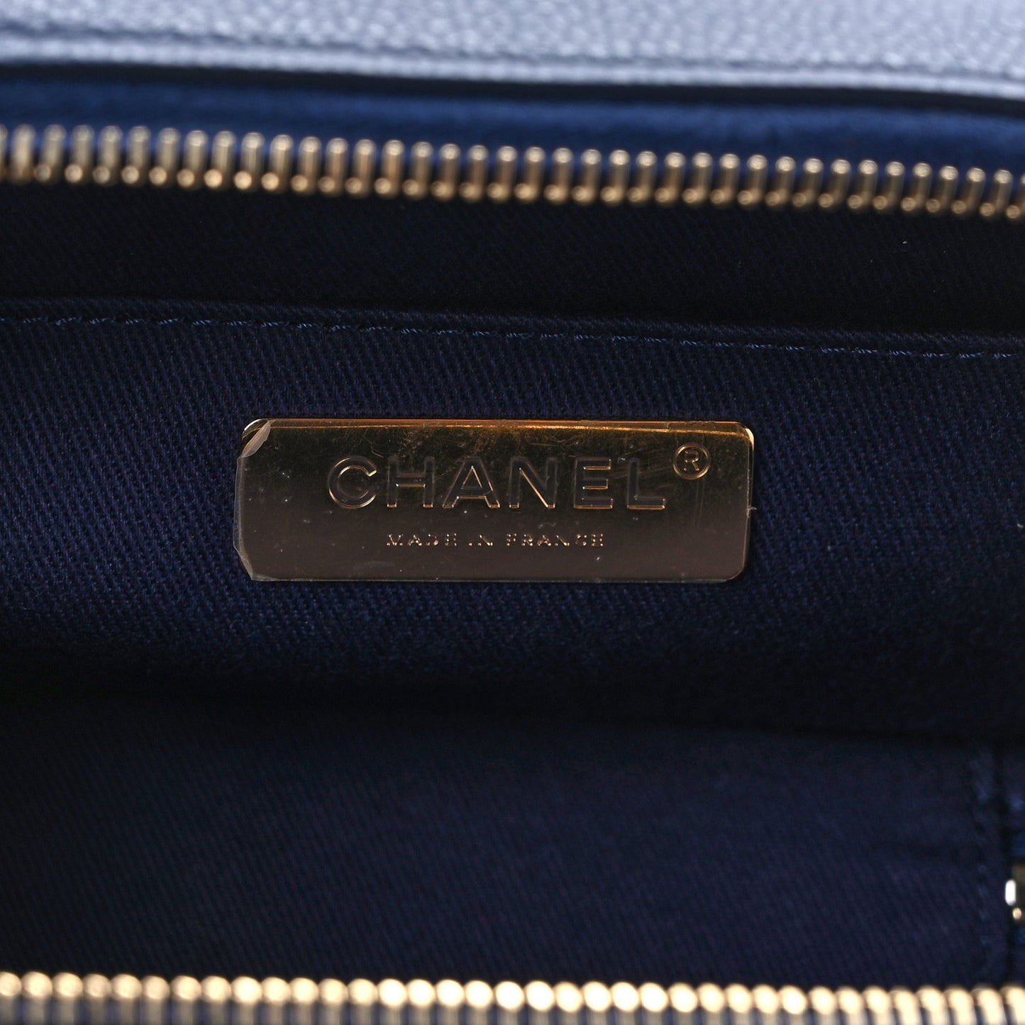 Caviar Stitched Waist Bag Blue