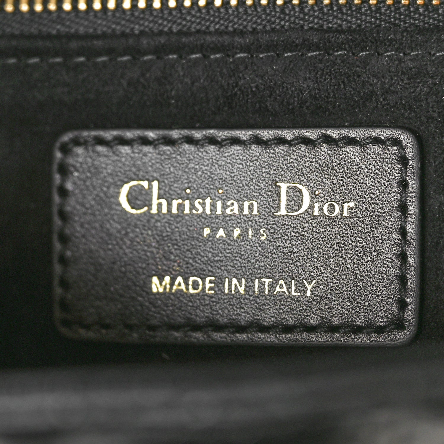 Christian Dior Lambskin Cannage Small My ABCDior Lady Dior Black 6 of 10
