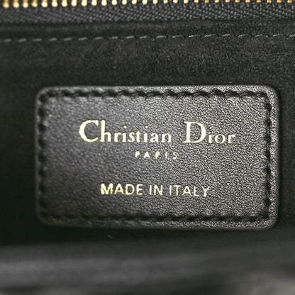 Christian Dior Lambskin Cannage Small My ABCDior Lady Dior Black 6 of 10