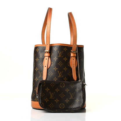 Louis Vuitton Monogram Petit Bucket 23 1 of 6