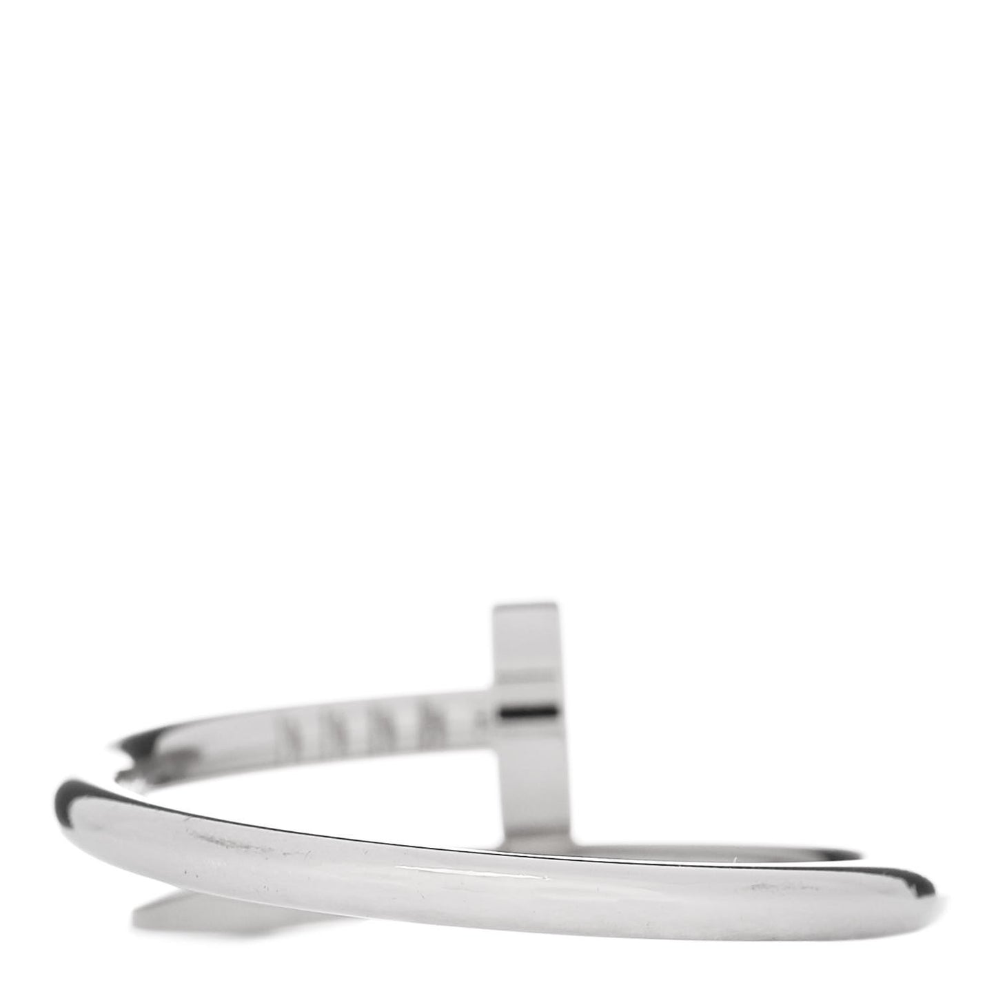 18K White Gold Small Juste Un Clou Ring 54 6.75