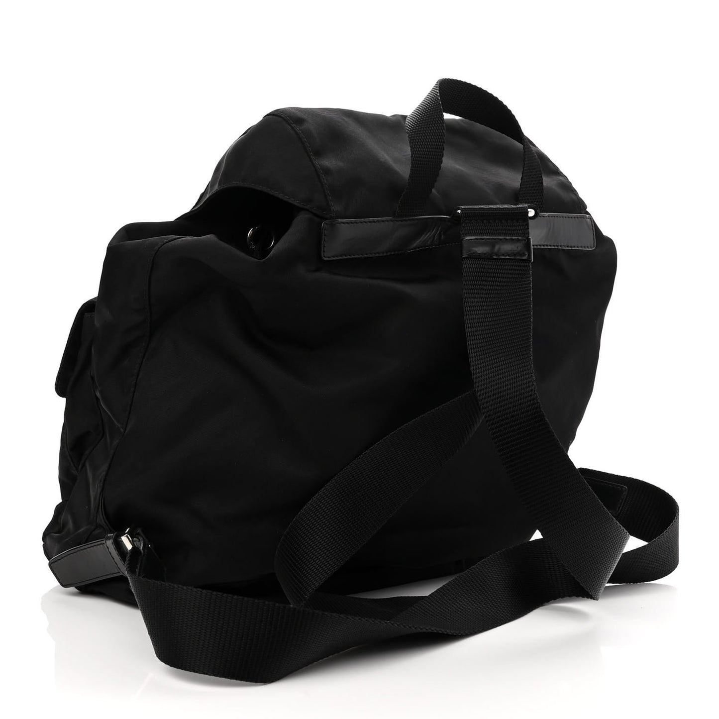 Tessuto Nylon Vitello Backpack Black