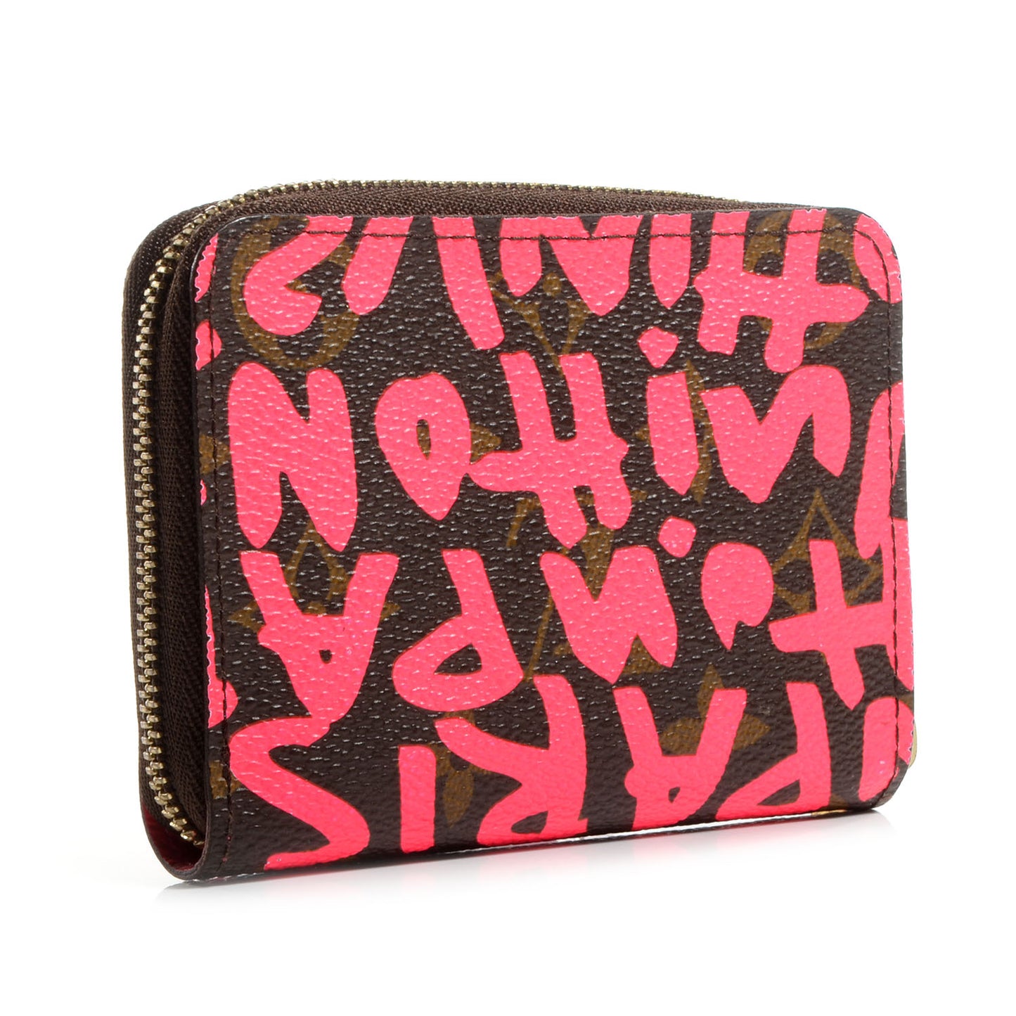 Monogram Graffiti Zippy Coin Purse Fuchsia