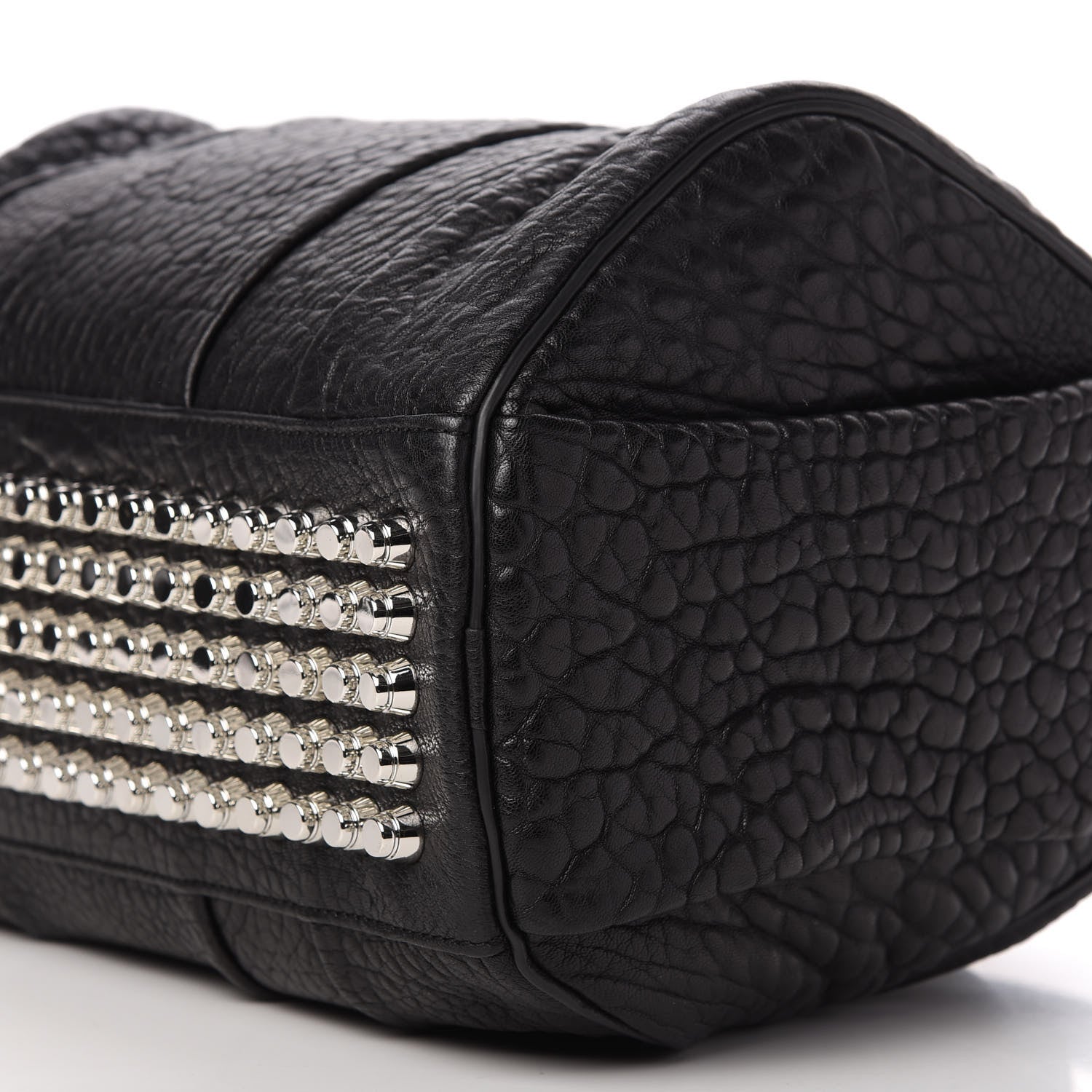 Alexander Wang Pebbled Lambskin Rocco Black Nickel Hardware 7 of 9