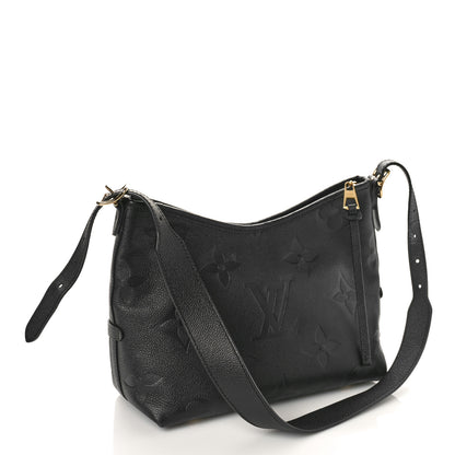 Louis Vuitton Empreinte Carryall PM Black 3 of 8
