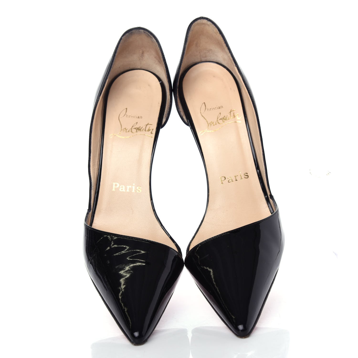 Christian Louboutin Patent New Helmut 100 Pumps 36 Black 5 of 9