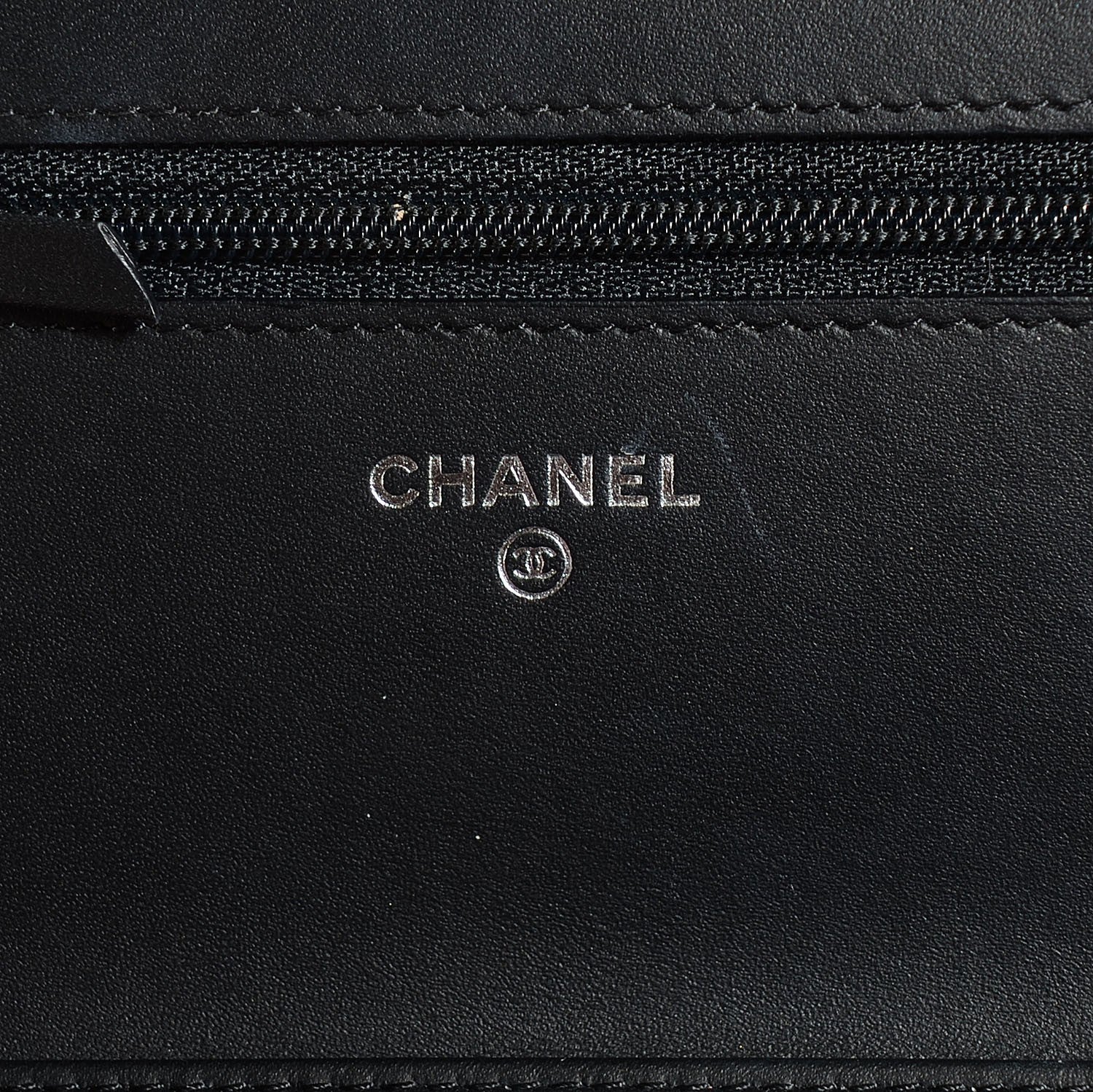 Chanel Aged Calfskin Lucky Charms Casino 2.55 Reissue Wallet on Chain WOC Black 7 of 9