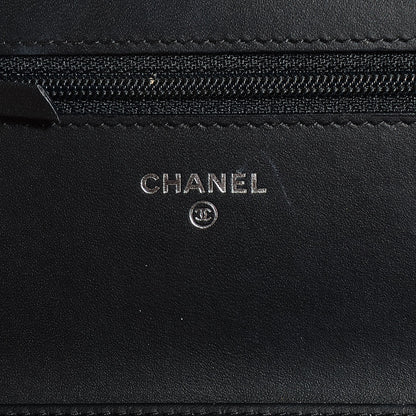 Chanel Aged Calfskin Lucky Charms Casino 2.55 Reissue Wallet on Chain WOC Black 7 of 9
