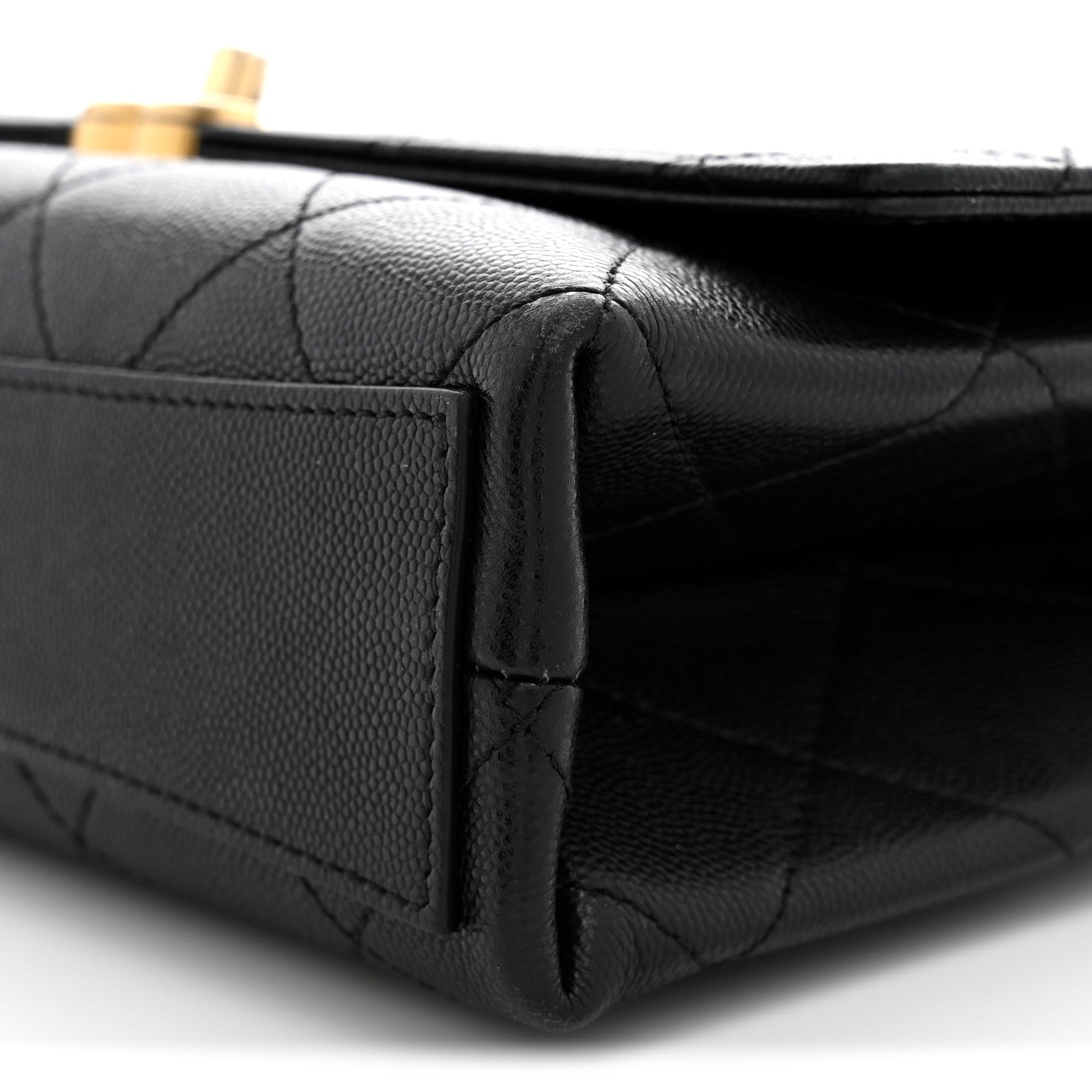Chanel Caviar Quilted Bracelet On Chain Flap Black 10 of 12