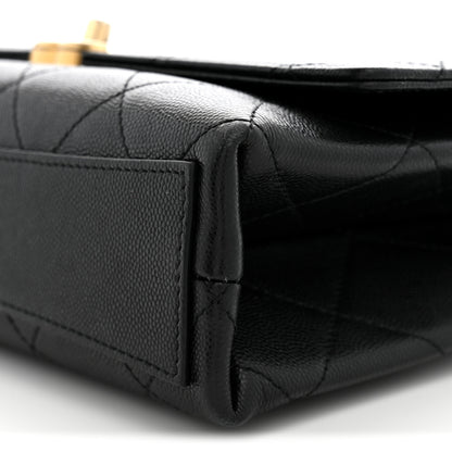 Chanel Caviar Quilted Bracelet On Chain Flap Black 10 of 12