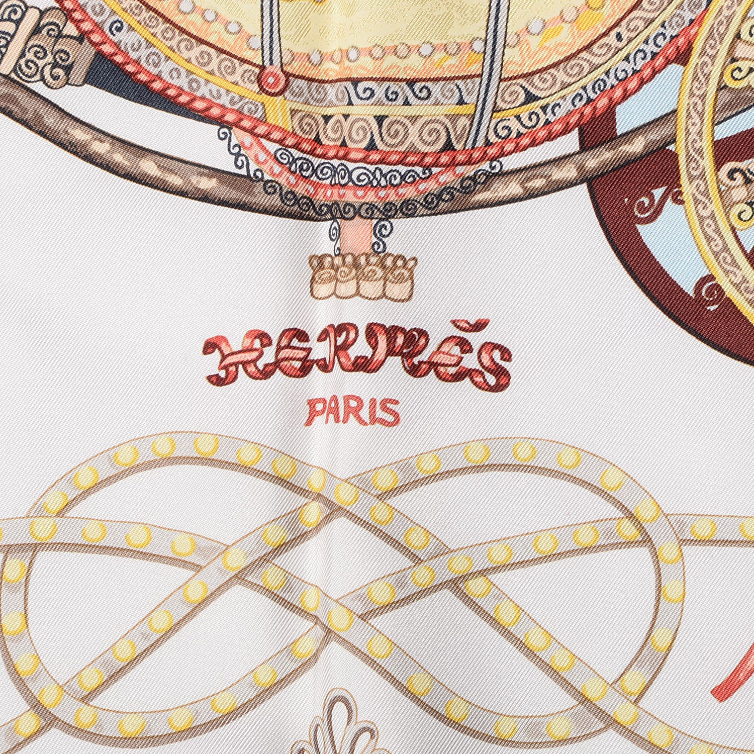 Hermes Silk Paperoles Scarf 90 3 of 6