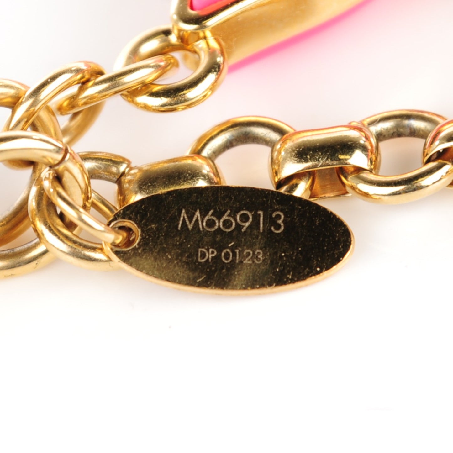 Resin Naif Bag Charm Pink