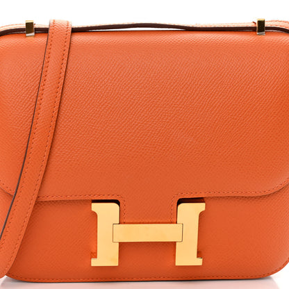 Hermes Epsom Constance 18 Orange 9 of 11