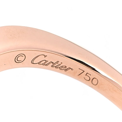 Cartier 18K Pink Gold Diamond Caresse D'Orchidees Par Cartier Ring 48 4.5 5 of 8
