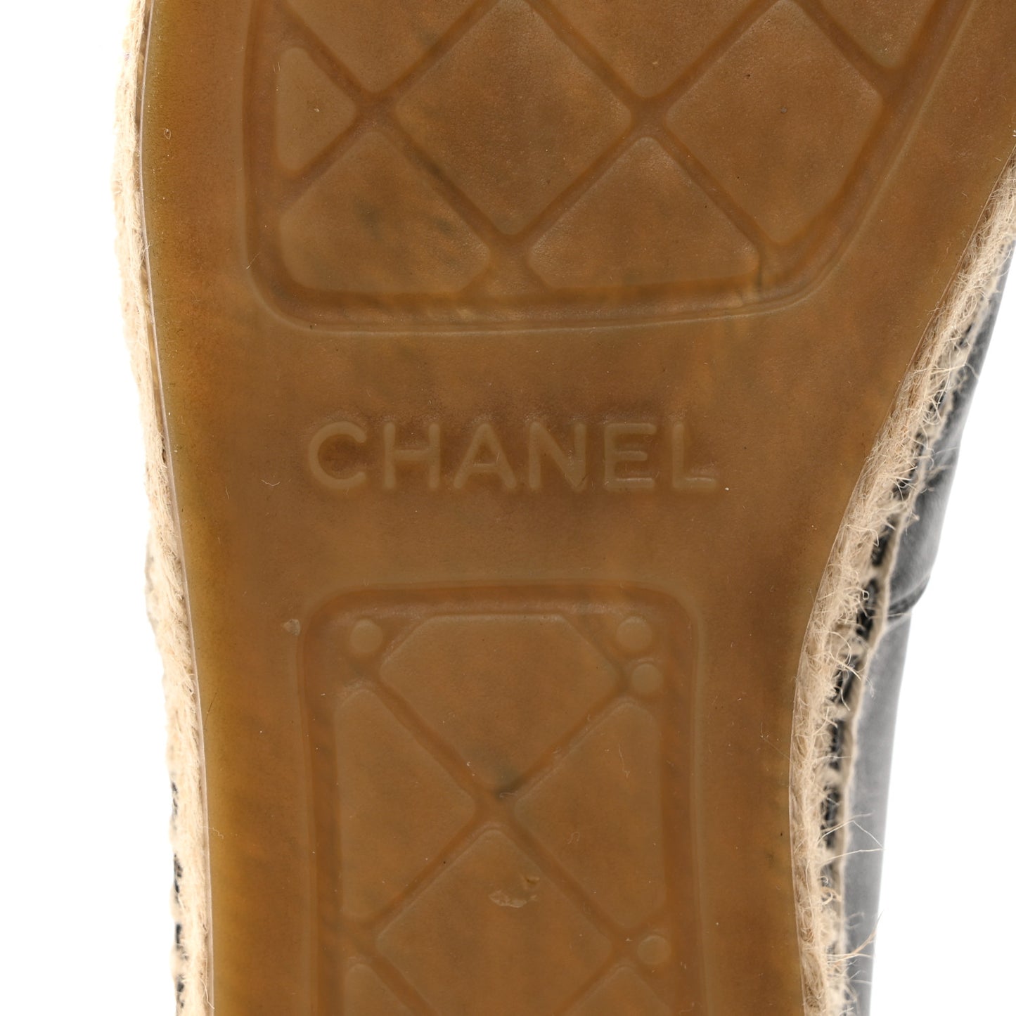 Lambskin CC Espadrilles 38 Black