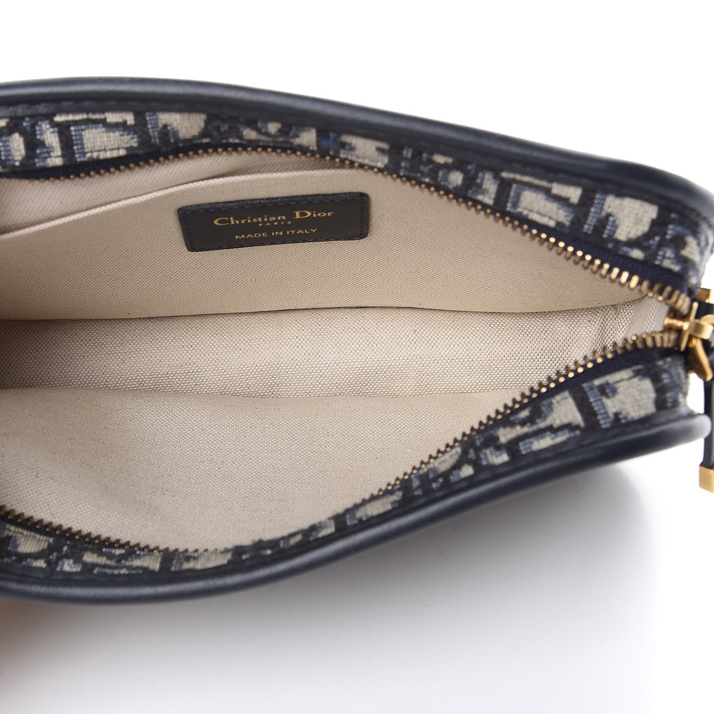Oblique Diorquake Clutch Blue