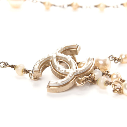 Chanel Irregular Pearl CC Belt Light Gold 3 of 5