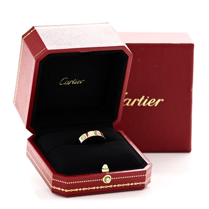 Cartier 18K Yellow Gold 5.5mm LOVE Ring 56 7.75 5 of 5