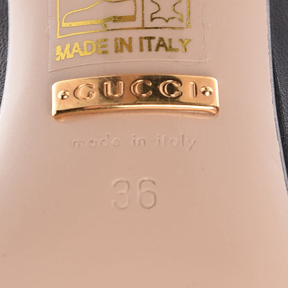 Gucci Nappa Sylvie Ankle Boots 36 Black 6 of 8