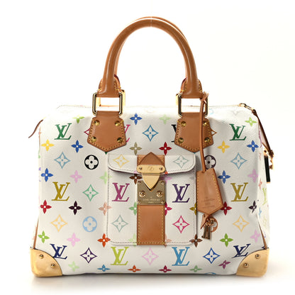 Louis Vuitton Monogram Multicolor Speedy 30 White 1 of 10